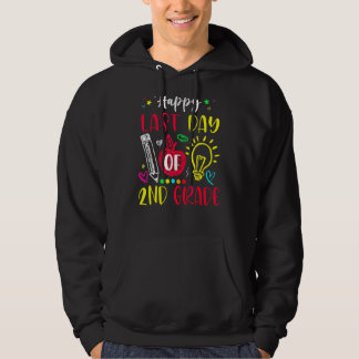 Veste À Capuche Joyeux Dernier Jour De 2E Année Enseignant Stu