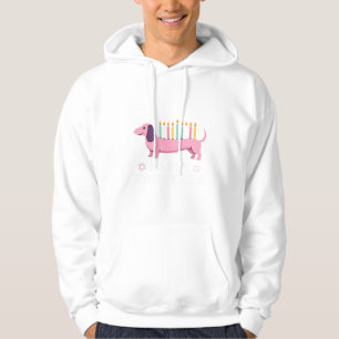 Veste À Capuche Joyeux Hanukkah chien teckel