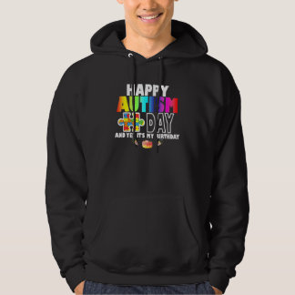 Veste À Capuche Joyeux Jour de la Sensibilisation sur l'autisme Et