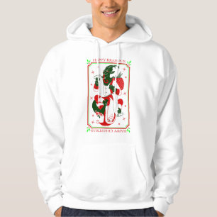 Veste À Capuche joyeux krampus de Noël père Noël