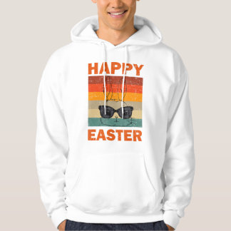 Veste À Capuche Joyeux Lapin De Pâques Vintage Lapin S Vêtements T