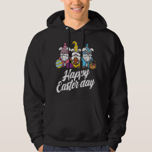 Veste À Capuche Joyeux lapin du jour de Pâques Gnomes de printemps