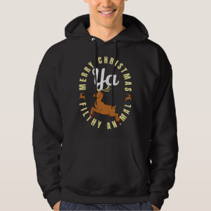 Veste À Capuche Joyeux Noël animal sale - Reindeer Lover