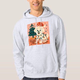Veste À Capuche Joyeux Noël ! Drôle de chien de Père Noël