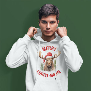 Veste À Capuche Joyeux orignal de Noël