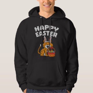 Veste À Capuche Joyeux Pâques Chat Poubelle Oeufs Panier Kitten Ho