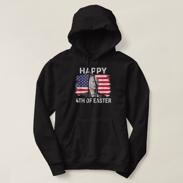 Veste À Capuche Joyeux Pâques Joe Biden 4 juillet Memorial Indepe (Design devant)