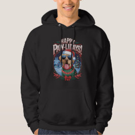 Veste À Capuche Joyeux Pawlidays Labrador Joyeux Noël