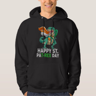 Veste À Capuche Joyeux St Pat Trex Day Dino Jour de la Saint Patri