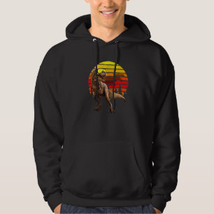 Veste À Capuche Jurassic T Rex Sung Retro Vintage World Funn