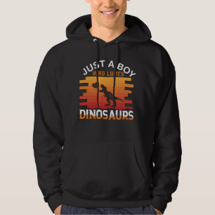 Veste À Capuche Juste un garçon qui aime les dinosaures Concepti