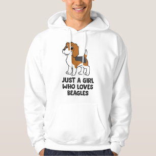 Veste À Capuche Juste une fille qui aime les Beagles Chien Beagle 
