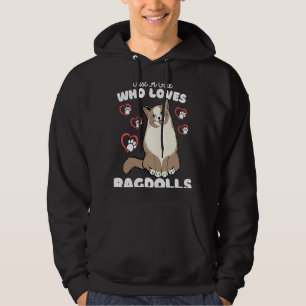 Veste À Capuche Juste Une Fille Qui Aime Les Ragdolls Cute Kitten