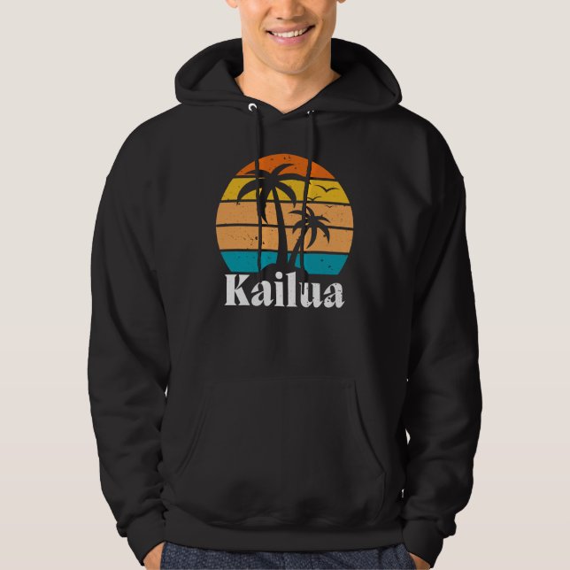 Veste À Capuche Kailua Retro Vintage (Devant)