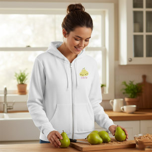 Veste À Capuche Kawaii Pear Couple Parfait Paire Funny Pun