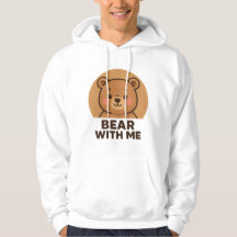 Kawaii winter bear with scarf
