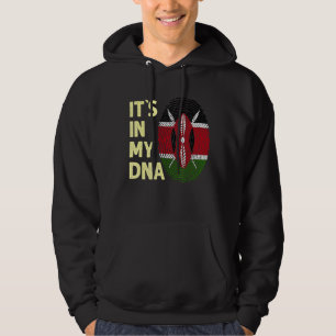 Veste À Capuche Kenya Dans Mon Dna Kenyan Drapeau Équipe Kenya