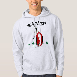 Veste À Capuche Kenya Tour Safari Masai Mara Inspiration Art
