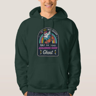 Veste À Capuche Kickflippin' mignon fantôme - Rad ou Dead Retro Pa