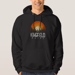 Veste À Capuche Kingfield Maine ME Rétro Vintage 70s 80s 90s