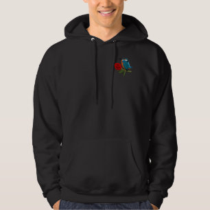 Veste À Capuche Kingfisher Bird Saint Valentin Rose Oiseau animal