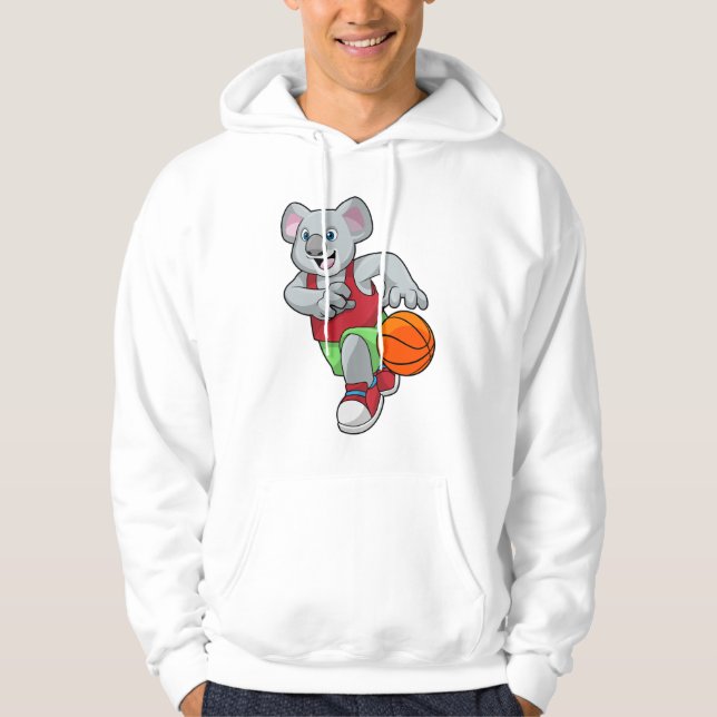 Veste À Capuche Koala au Basketball Sports (Devant)