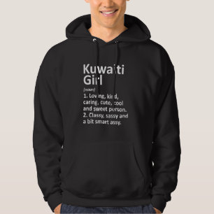 Veste À Capuche Koweit Girl Kuwait Funny Country Home Roots Desc