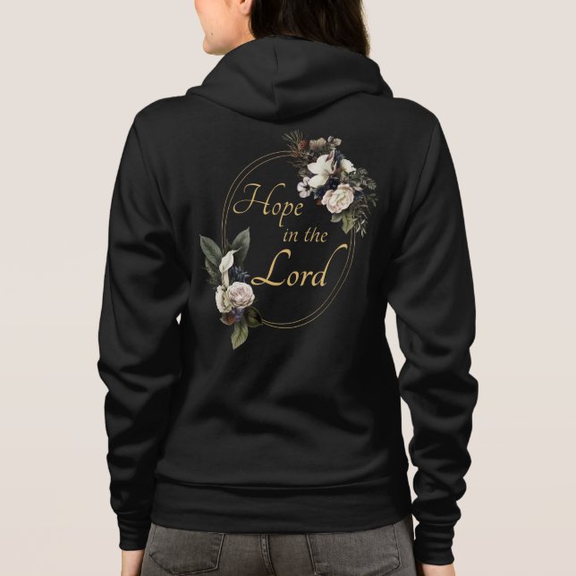 Veste À Capuche L’espoir chrétien des femmes dans l’inspiration du (Dos)