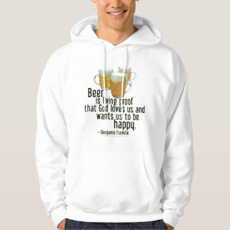 Veste À Capuche La bière est preuve (Franklin)