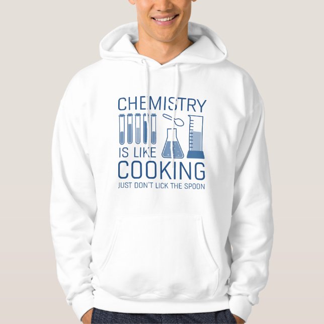 Veste À Capuche La chimie est comme la Cuisine (Devant)
