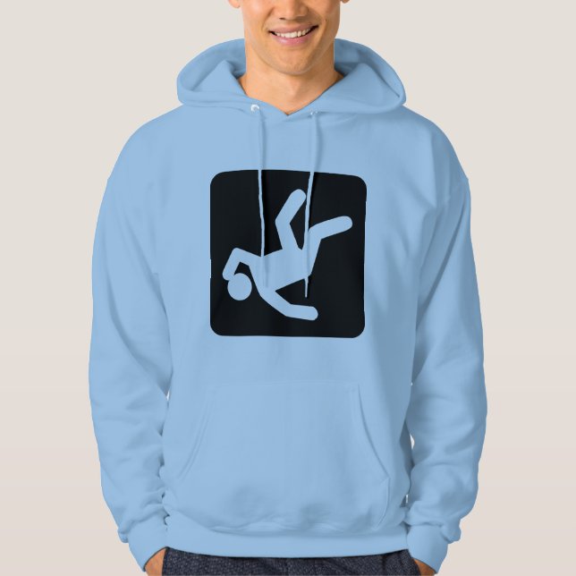 Veste À Capuche La Chute de l'Homme - Noir (Devant)