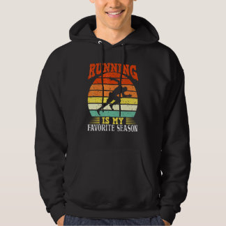 Veste À Capuche La course est ma saison préférée Vintage
