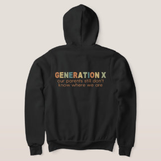 Veste À Capuche La Génération X - Nos parents ne savent toujours p