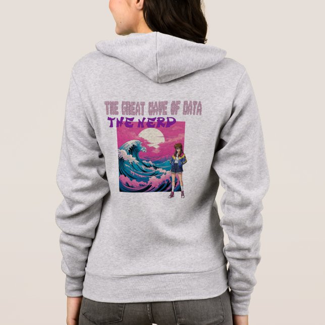 Veste À Capuche La Grande Vague De Données (Dos)