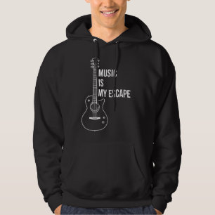 Veste À Capuche La musique est mon échappatoire