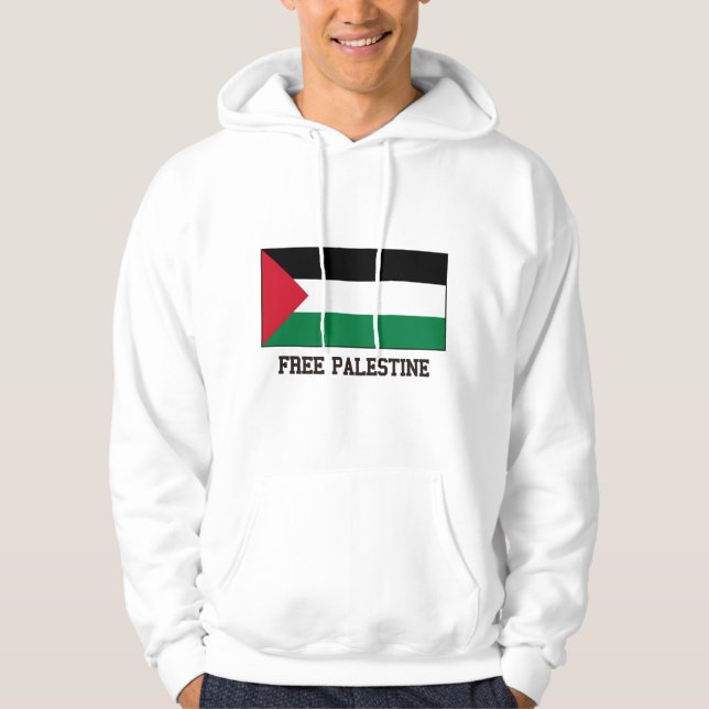 Veste À Capuche La Palestine libre (Devant)