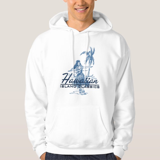 Veste À Capuche La pièce en t des hommes hawaïens de Tradewinds (Devant)