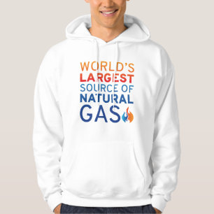 Veste À Capuche La Plus Grande Source De Gaz Naturel Au Monde