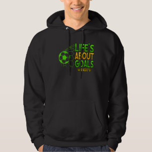 Veste À Capuche La vie à propos des objectifs et aide le joueur de