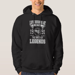 Veste À Capuche La Vie Commence À Cinquante Ans 1991 La Naissance