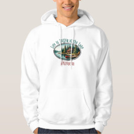 Veste À Capuche La vie est meilleure au lac