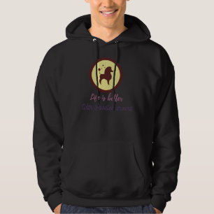 Veste À Capuche La Vie Est Meilleure Avec Les Canicules Autour De 