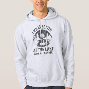 Veste À Capuche La vie sur mesure est meilleure au canot Silhouett