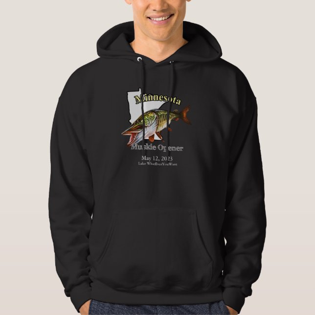 Veste À Capuche Lac / Date Minnesota Muskie Opener Dark (Devant)