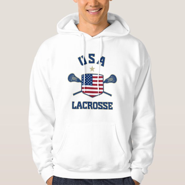Veste À Capuche Lacrosse des Etats-Unis (Devant)