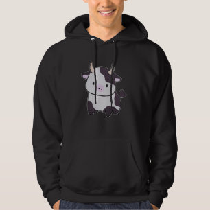 Veste À Capuche Lait Cuisiné Taureau De Vache Avec Cornes Ferme Bo