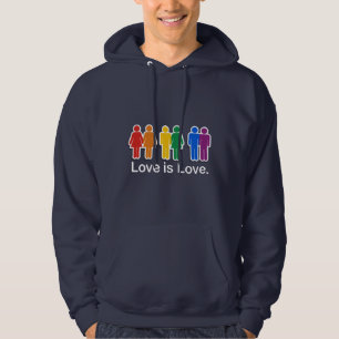 VESTE À CAPUCHE L'AMOUR EST BASIC D'AMOUR