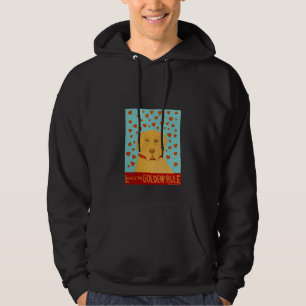 Veste À Capuche L'amour est la règle des Goldens- Stephen Huneck