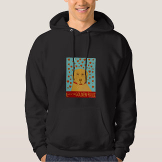 Veste À Capuche L'amour est la règle des Goldens- Stephen Huneck