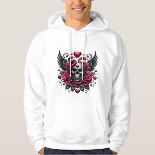 Veste À Capuche L'amour et la mort liés